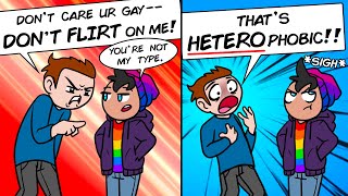 thats HETEROphobic😡 rAreTheStraightsOK [upl. by Asil]