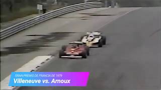 GP FRANCIA 1979 ÉPICA BATALLA ENTRE VILLENEUVE Y ARNOUX [upl. by Marcela]