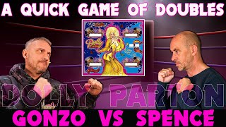 A doubles game on a Bally Dolly Parton Pinball Machine  Two old blokes fight to the death again [upl. by Longan]