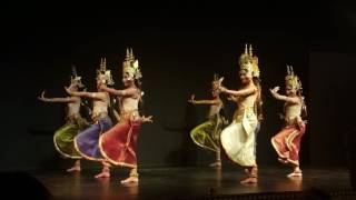 Traditional Khmer Dance  Apsara 7th Century [upl. by Lezirg955]