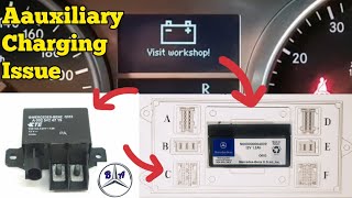 Charging System Diagnosis for Auxiliary Battery  Mercedes W164 [upl. by Ekihc]