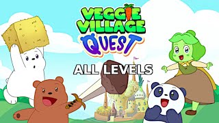 We Bare Bears Veggie Village Quest  Full Walkthrough CN Games [upl. by Edelson452]