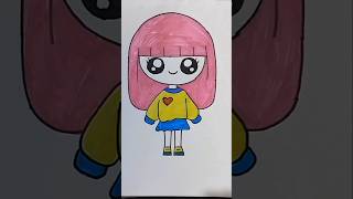 How To Draw A Barbie Girl shorts ytshorts barbie youtubeshorts trending drawing viralvideo [upl. by Eimaral]