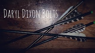 Daryl Dixon Feathered Crossbow Season 9 Bolts TUTORIAL Merry Christmas [upl. by Enilatan]