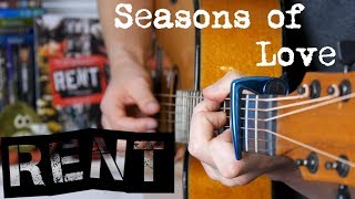 Seasons of Love  Rent Musical  Fingerstyle Guitar Cover [upl. by Enelahs]