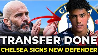 💙☑️ TRANSFER DONE 💙☑️ Chelsea signs new DEFENDER [upl. by Adaha]