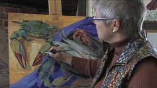 Casein Tempera Painting with Larisa Ivakina Clevenger [upl. by Clement]