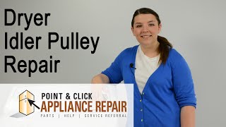 WP691366  Replacing Dryer Idler Pulley  691366 AP2911909 PS383724 3346 [upl. by Crissy]