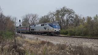 Amtrak 4 leaves the Topeka Sub at Holliday KS at 211pm November 17 2024 [upl. by Archy]