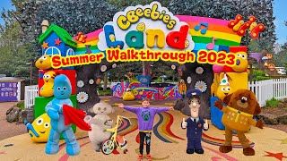 CBeebies Land Summer Virtual Tour at Alton Towers Sept 2023 4K [upl. by Gabel]