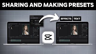 How To Share Files And Make Preset In Capcut [upl. by Brote467]