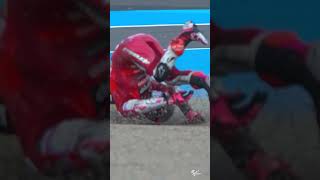 Enea Bastianini crash motogp japan motogp motogp2024 motogpjapan japangp motegi ducati [upl. by Notlek]