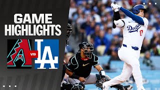 Dbacks vs Dodgers Game Highlights 52224  MLB Highlights [upl. by Lanta535]