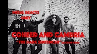 COHEED AND CAMBRIA quotThe Dark Sentencerquot Reaction Video  Metal Reacts Only  MetalSucks [upl. by Afira]