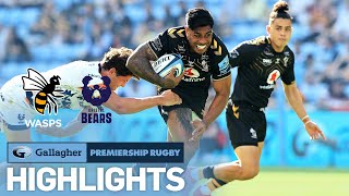 Wasps v Bristol  HIGHLIGHTS  6 Try Thrashing  Gallagher Premiership 202122 [upl. by Guss]