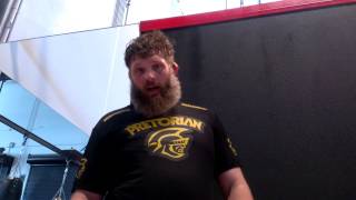 Matt Mitrione vs Roy Nelson Training for TUF 16 [upl. by Eelanaj588]