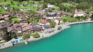 Scenic Switzerland in 4K – Brienz Grindelwald amp Spiez  Relaxing Drone Videos 4K [upl. by Gruver]