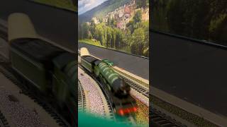 Flying Scotsman vs Car shortsmodeltrainsflyingscotsman [upl. by Klute]