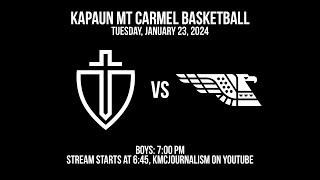 Kapaun Basketball v Wichita North 1232024 Boys Only [upl. by Addiel]