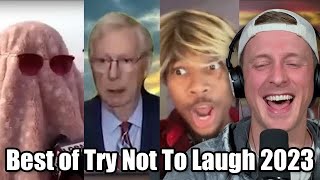 BEST OF TRY NOT TO LAUGH 2023 [upl. by Churchill698]