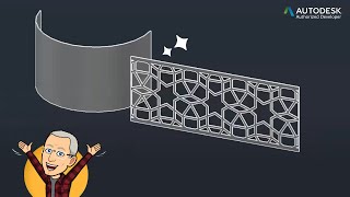 How to wrap a panel around a cylinder using AutoCAD and Analyzer CAD  Lesson 20 [upl. by Eugnimod876]