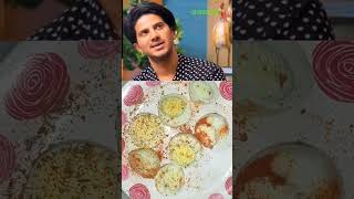 boiled egg dulquersalmaan celebraties food ytshorts shorts [upl. by Akcira260]