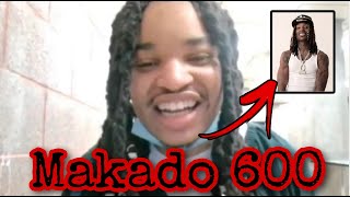 Makado 600 Speaks On His Big Bro King Von In Recent Jail Interview [upl. by Euqilegna]