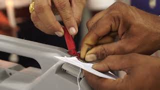 Closing of Poll amp Sealing of EVMs [upl. by Ecirahc]