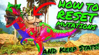 How to RESET MUTATIONS AND KEEP THE STATS in Ark Survival Ascended ASA Tips and Tricks [upl. by Naicad]