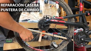 Método Casero para Enderezar una Puntera de Cambio Doblada Btwin 3 [upl. by Iat]