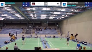 Askö Traun gegen Badminton Mödling Spielfeld 1 [upl. by Deerdre]