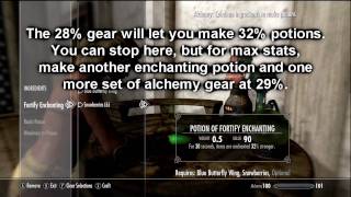 Skyrim TS  15  Getting Started with Smithing Enchanting Alchemy  Min Requirements [upl. by Burny]