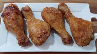 Crispy Baked Chicken Drumsticks Recipe [upl. by Sierra]