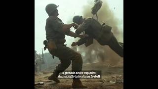 Hacksaw Ridge The Reality Behind Grenade Explosions  shorts short [upl. by Slemmer]