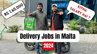 Delivery Jobs in Malta in 2023  Malta Work Permit [upl. by Arihsay]