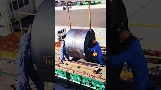 When a Steel Coil Rolls RUN ⚠️ shortvideo shorts [upl. by Mehelhteb981]