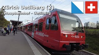 Zürich Uetliberg Bahn 2 Hauptbahnhof to Uetliberg 4K October 2024 swizerland zürich Uetliberg [upl. by Aicek]