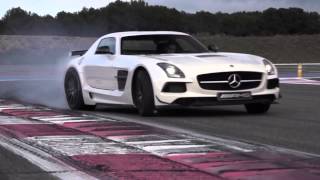 MercedesBenz SLS AMG Black Series Drifting [upl. by Deeanne]