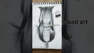 Its a joke 😅😋  oceanofdrawing art drawing shortvideo colourepencil [upl. by Gill]