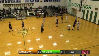 MVHS JV Boys Basketball vs Winslow on 1924 [upl. by Yenreit]