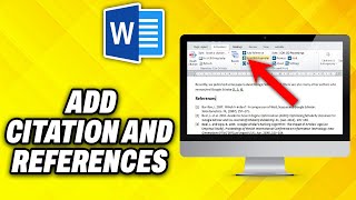 How To Add Citation and References in Word 2024 [upl. by Ajile]