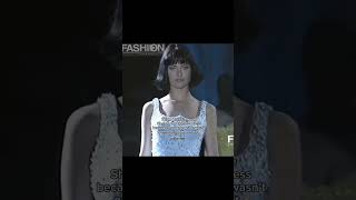 fashion gigigorgeous runway gigihadidstyle model catwalk fashionshow gigihadid missuniverse [upl. by Llenram]