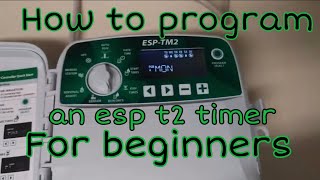 Rain bird esp T2 programming for beginners progreengroundservices4038 [upl. by Rifkin]