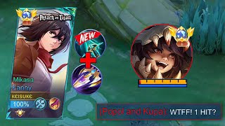 GOODBYE META POPOL💀 THIS NEW ITEM SKY PIERCER IN FANNY CAN 1 HIT ENEMIES  Mobile Legends [upl. by Dorisa]