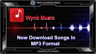 How To Download Songs From Wynk Music In MP3 Format [upl. by Notlim]