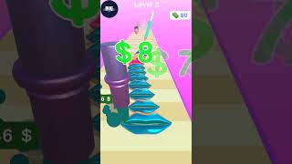 👄Genius Lips Stack Run Level 3 best New Play Win shorts shortbeta shortsviral [upl. by Hgielrac]