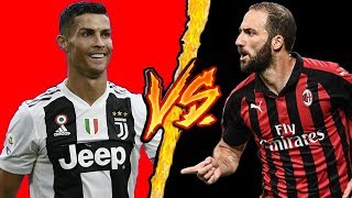 Ronaldo VS Higuain Juventus VS Milan  Battaglia Rap Epica  Dissing Rap Freestyle [upl. by Arawaj]