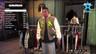 GTA V Franklin  Sub Urban  All Clothes HD [upl. by Quince897]