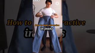 Jeans tips for men shorts youtubeshorts viralshorts fashion jeans menswear [upl. by Wyck]