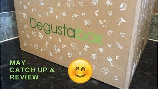 Degustabox UK May 2018 Catch Up amp Product review [upl. by Ydur993]